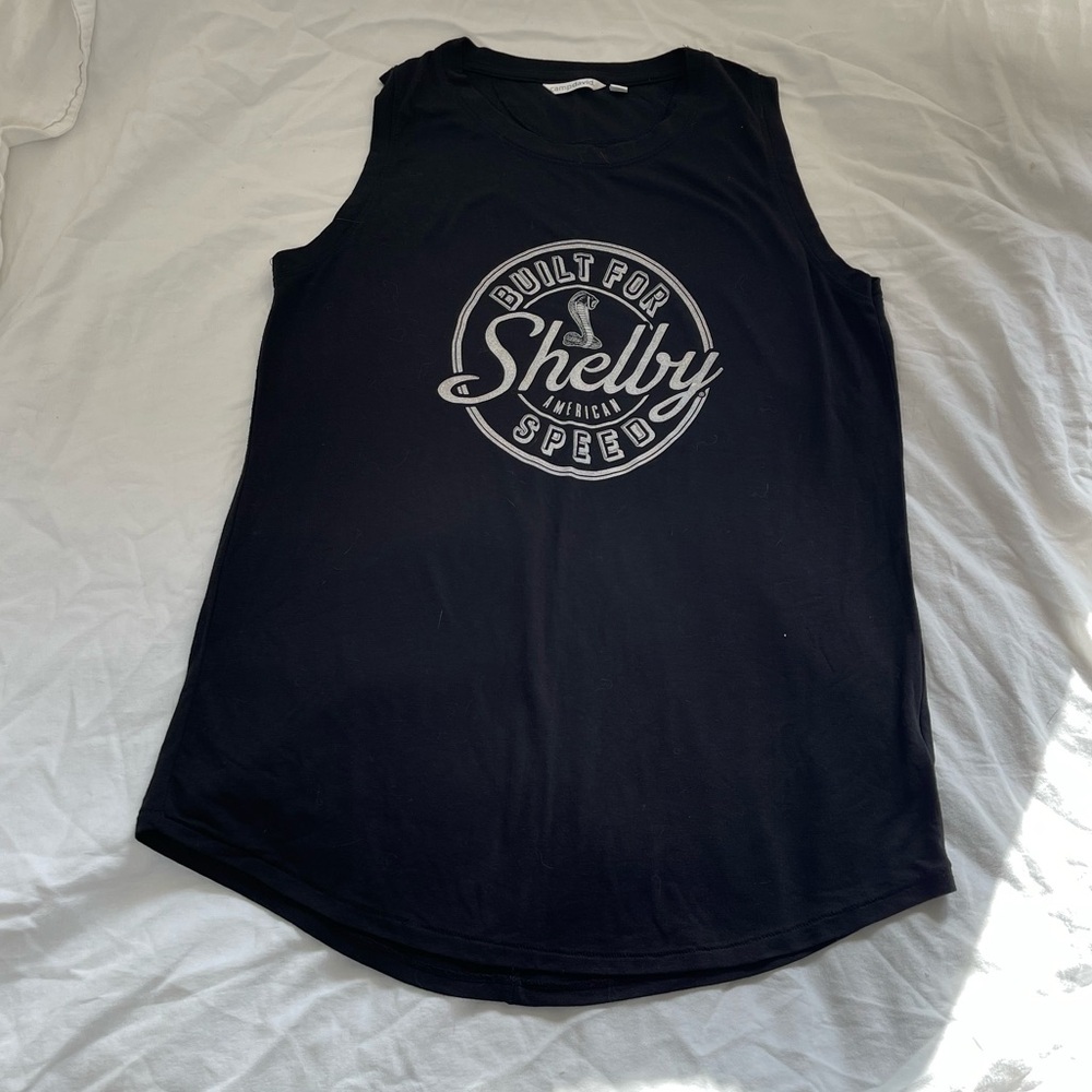 Shelby Cobra black sleeveless T-shirt